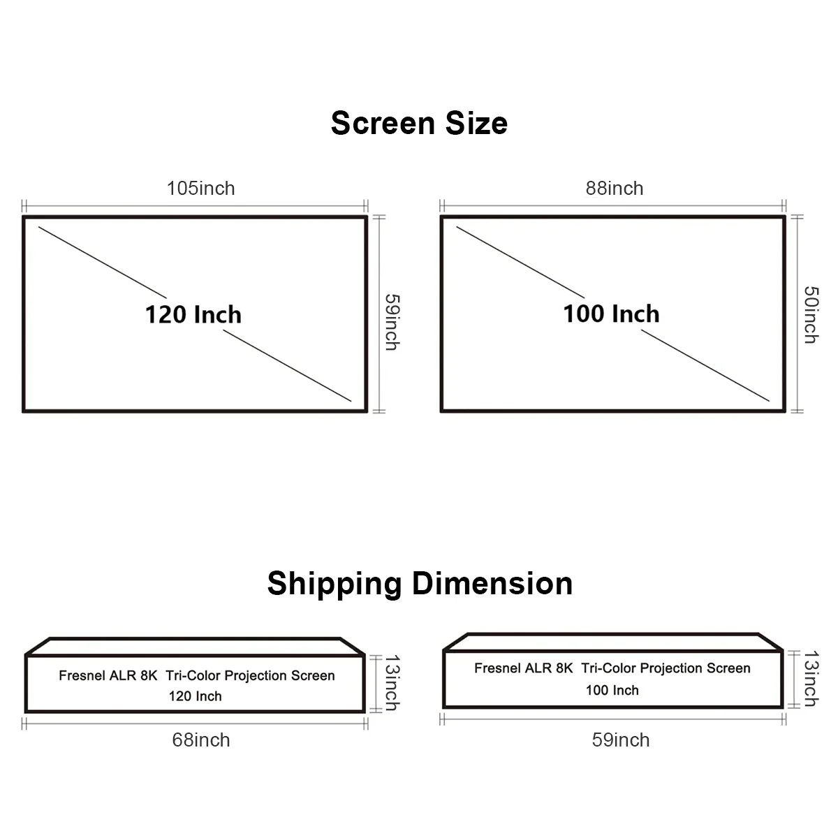 100''-120'' NothingProjector Fresnel Screen for Ultra Short Throw Projector - Image 17