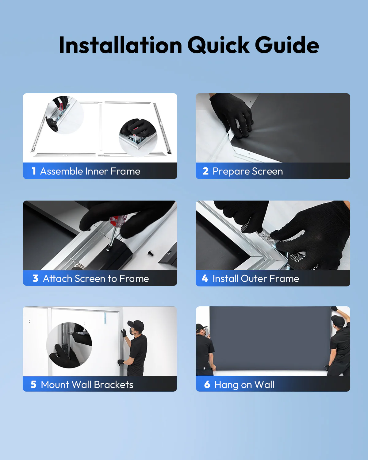 100''-150'' NothingProjector PET Crystal Classic 85% ALR UST Projector Screen - Image 22