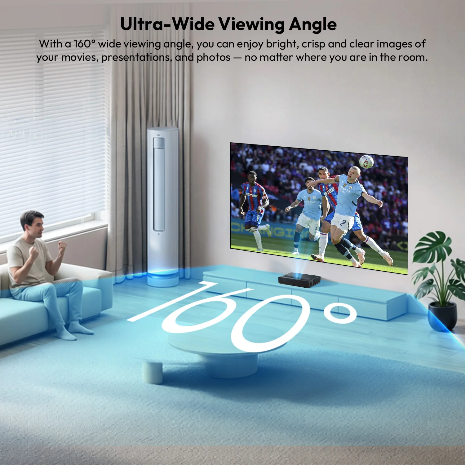 100''-150'' NothingProjector PET Crystal Classic 85% ALR UST Projector Screen - Image 8