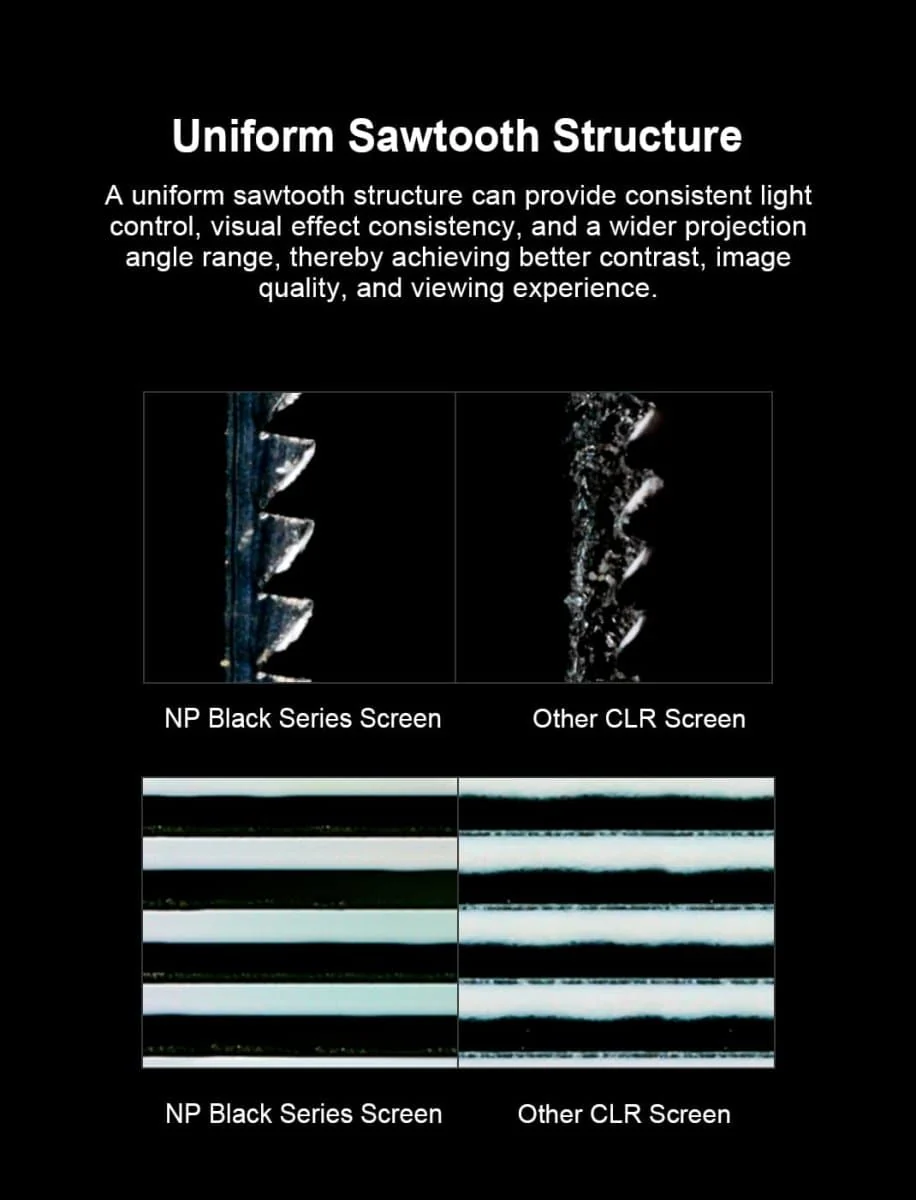 120 inch NothingProjector Black Series 95% ALR Ultra Short Throw Projector Screen - Image 10