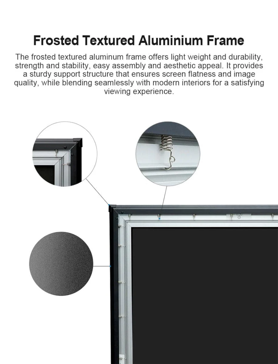 120 inch NothingProjector Black Series 95% ALR Ultra Short Throw Projector Screen - Image 12