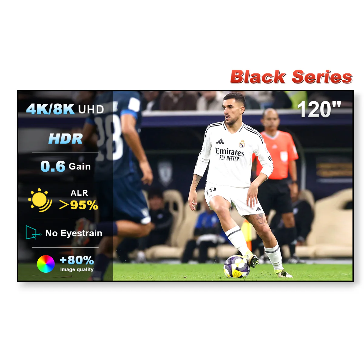 84''-150'' NothingProjector Black Series 95% ALR/CLR Ultra Short Throw Projector Screen - Image 16