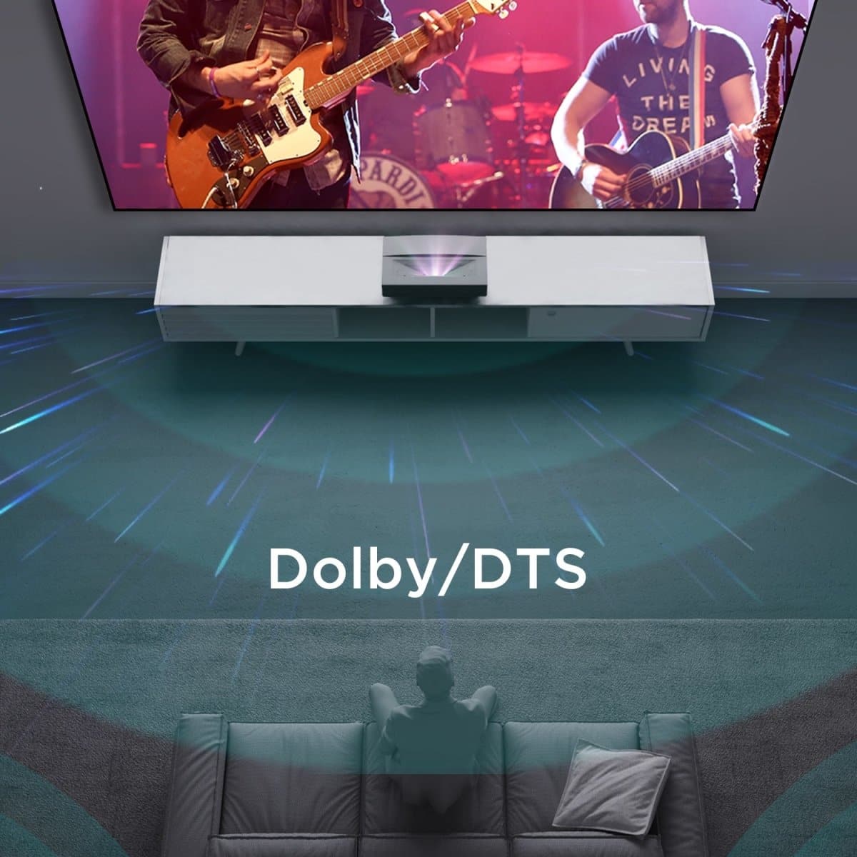 Bomaker Polaris 4K Laser TV2500 ANSI Dlp Smart UST Projector - Image 6