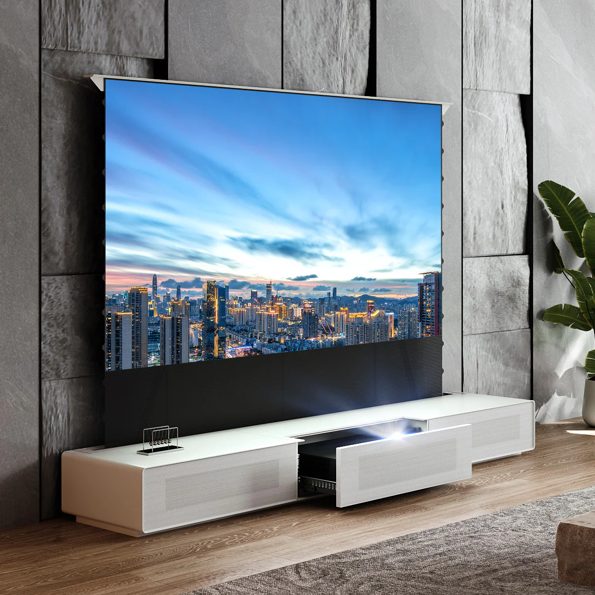 Shore Laser TV Cabinet + UST Projector Bundle (Pre-Assembled) - Image 6