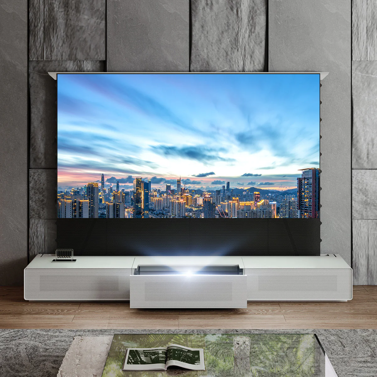 Shore Laser TV Cabinet + UST Projector Bundle (Pre-Assembled) - Image 5