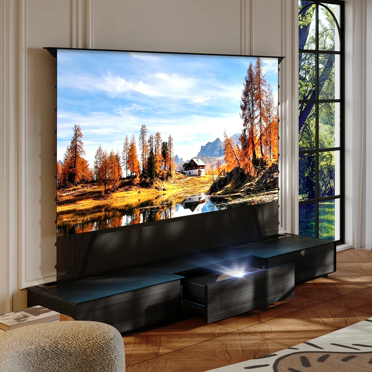 Shore Laser TV Cabinet + UST Projector Bundle (Pre-Assembled) - Image 8