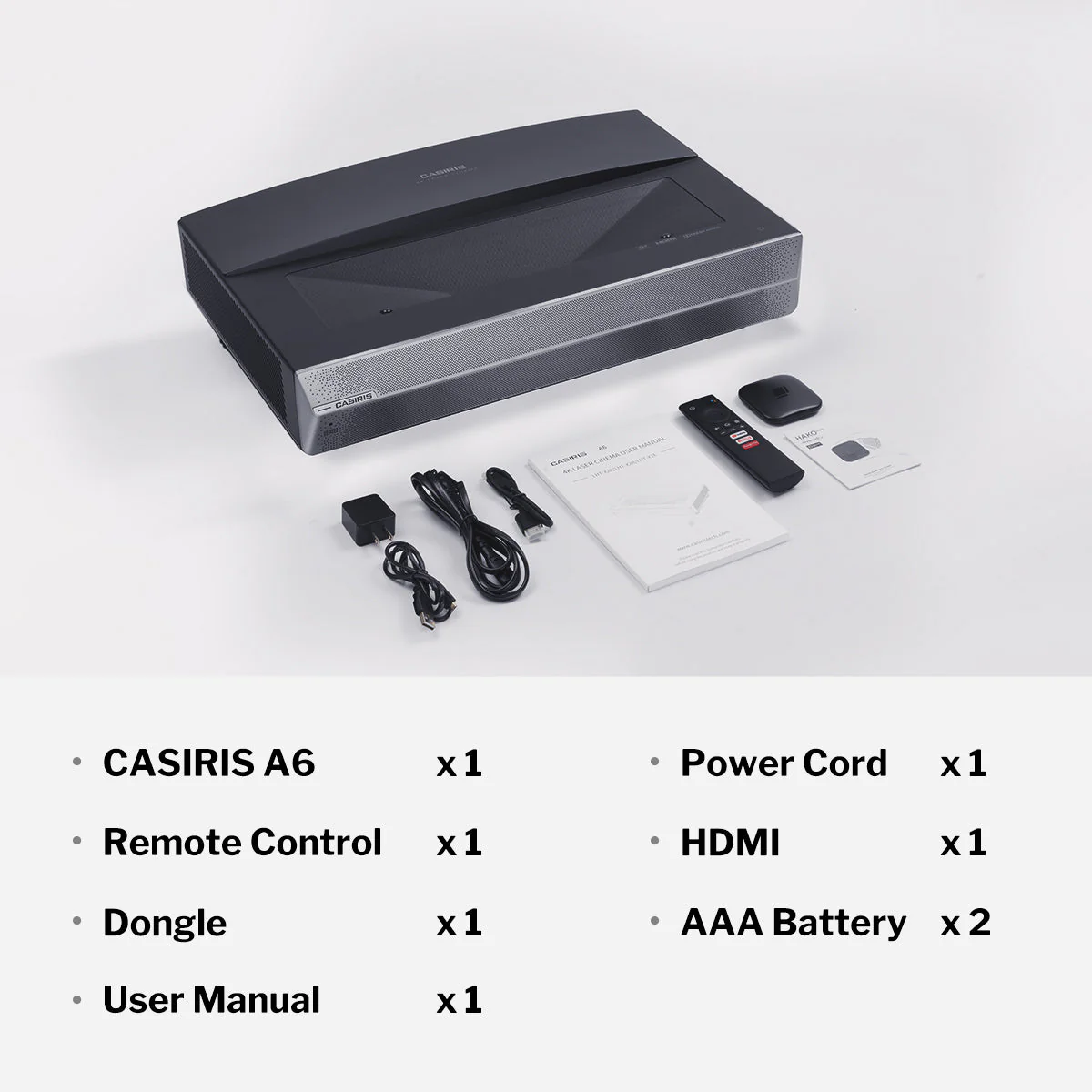 CASIRIS A6 Ultra Short Throw Triple Laser 4K Projector - Image 8