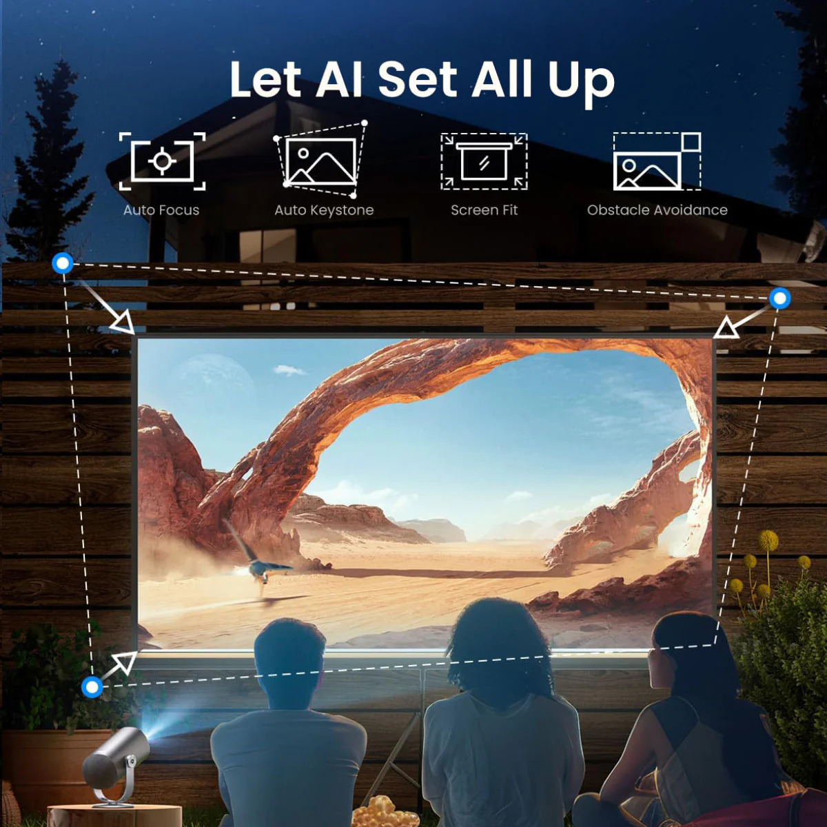 Dangbei Freedo Portable 1080P Google TV Projector With Licensed Netflix - Image 6