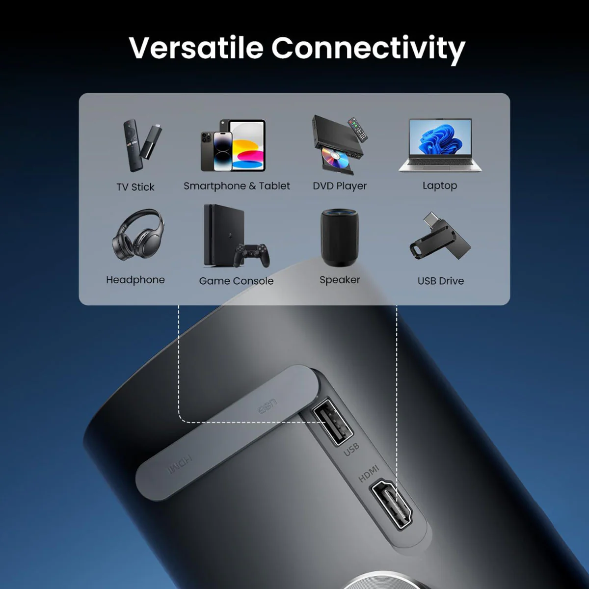 Dangbei Freedo Portable 1080P Google TV Projector With Licensed Netflix - Image 9