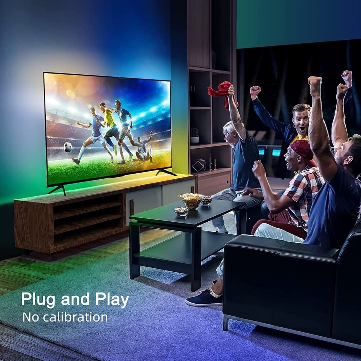 NP Projector Screen Eclipse Smart Sync LED Strip Immersion HDMI - Image 8