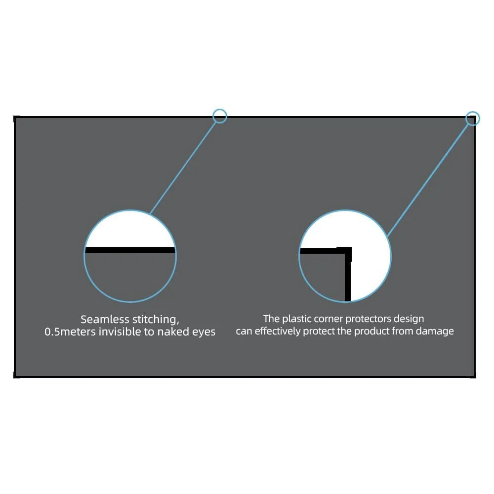 120 Inch NothingProjector Fscreen Fresnel Ultra Short Throw Projector Screen - Image 16