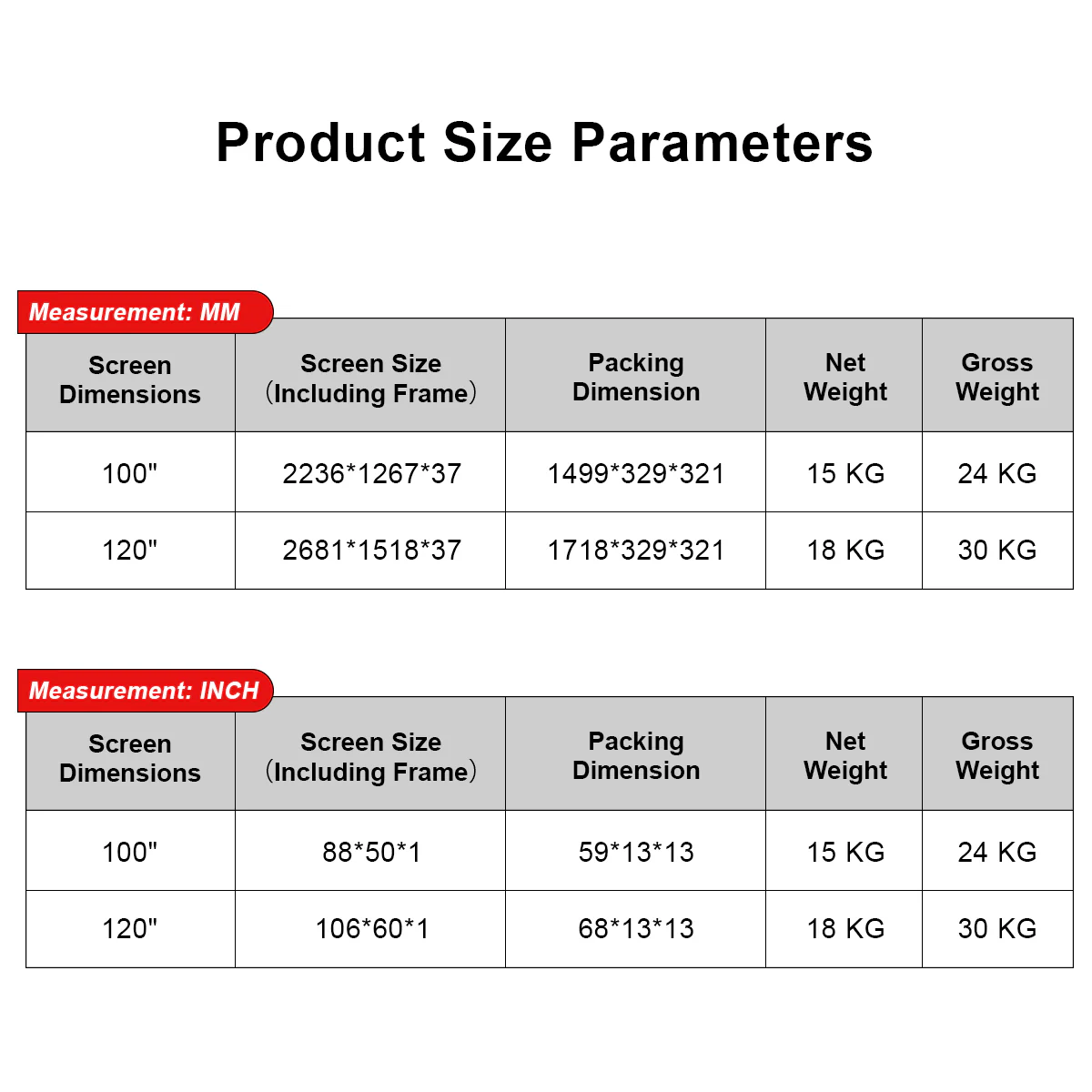 120 Inch NothingProjector Fscreen Fresnel Ultra Short Throw Projector Screen - Image 18