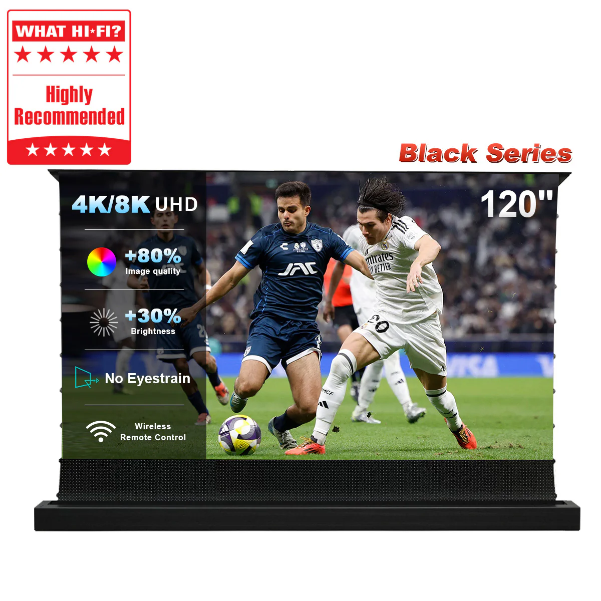 84''-130'' NothingProjector Black Series 95% ALR Motorized Floor Rising Screen For Ultra Short Throw Projector - Image 20