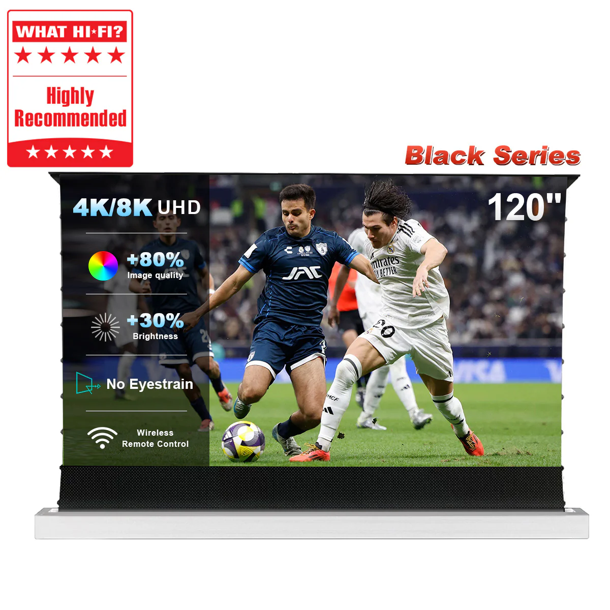 84''-130'' NothingProjector Black Series 95% ALR Motorized Floor Rising Screen For Ultra Short Throw Projector - Image 21