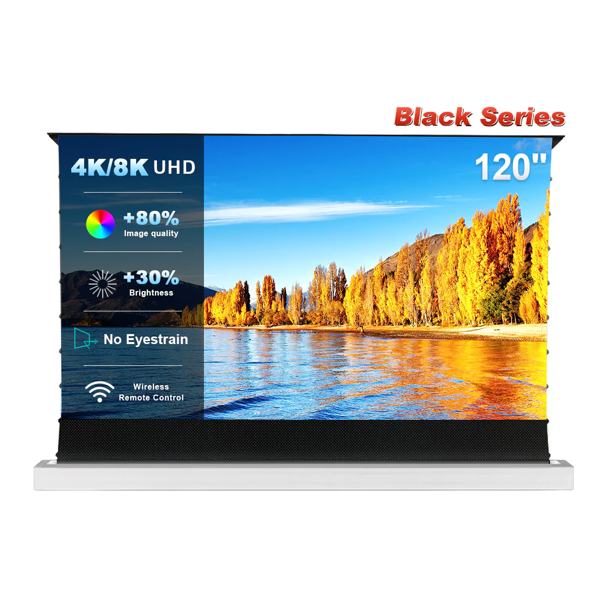 120 inch NothingProjector Motorized Floor Rising 95% ALR Projector Screen - Image 13