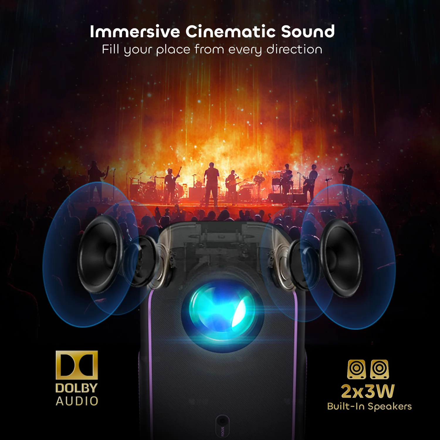 NothingProjector One Smart 1080P Full HD Portable Projector with Google TV, Netflix and WiFi Bluetooth - Image 16