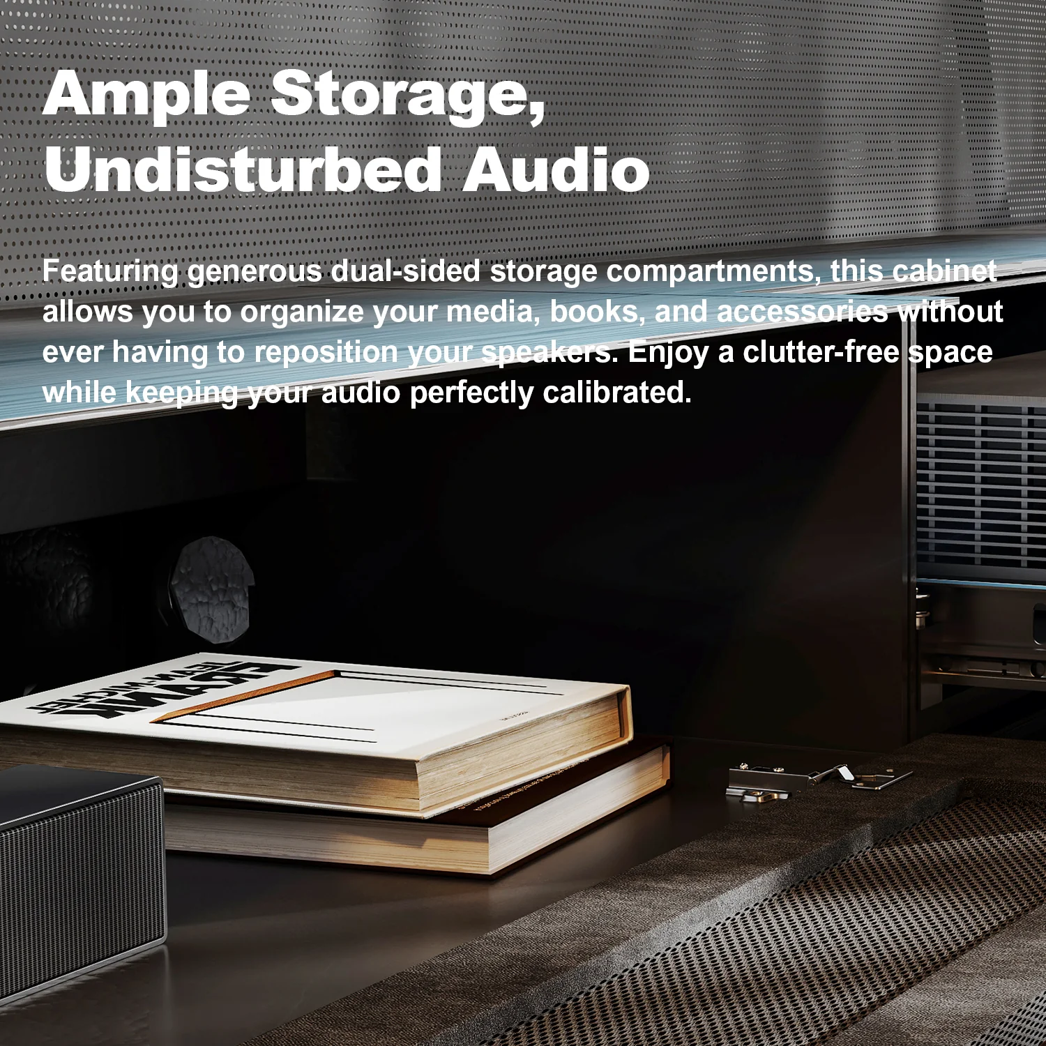 Shore Laser TV Cabinet + UST Projector Bundle (Pre-Assembled) - Image 18