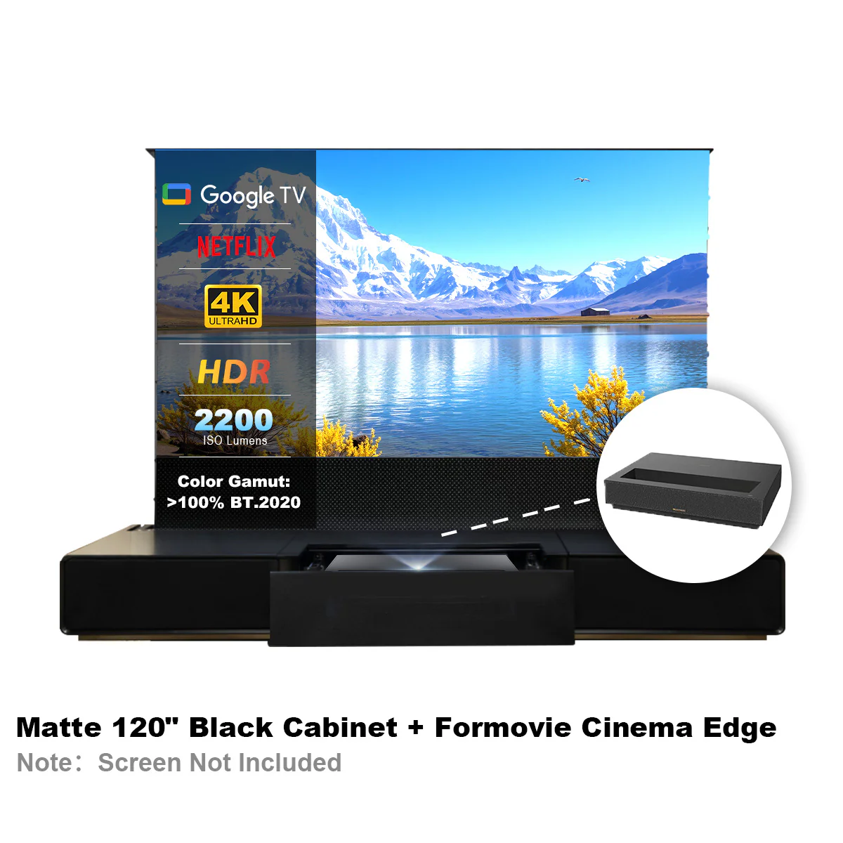 Shore Laser TV Cabinet + UST Projector Bundle (Pre-Assembled) - Image 27