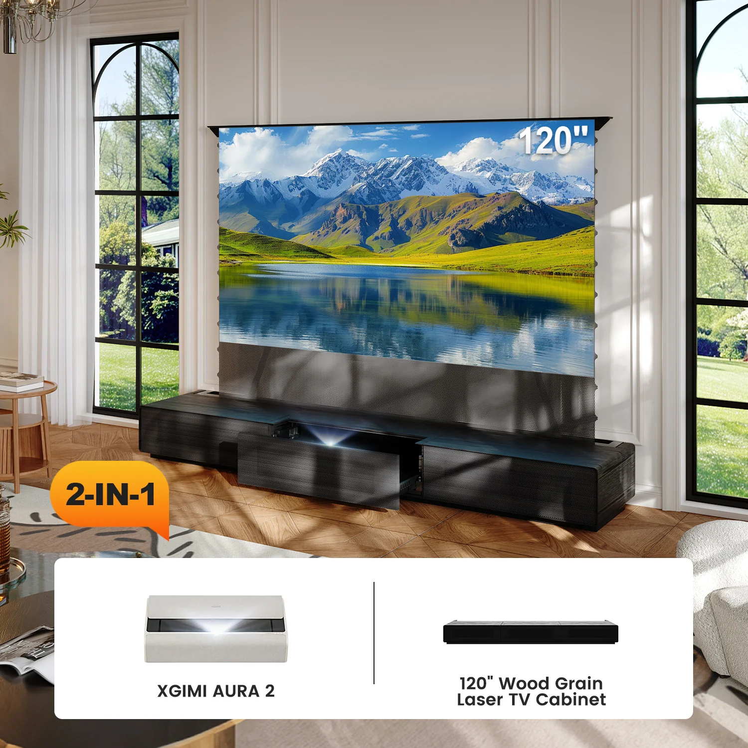 Shore Laser TV Cabinet + UST Projector Bundle (Pre-Assembled) - Image 46