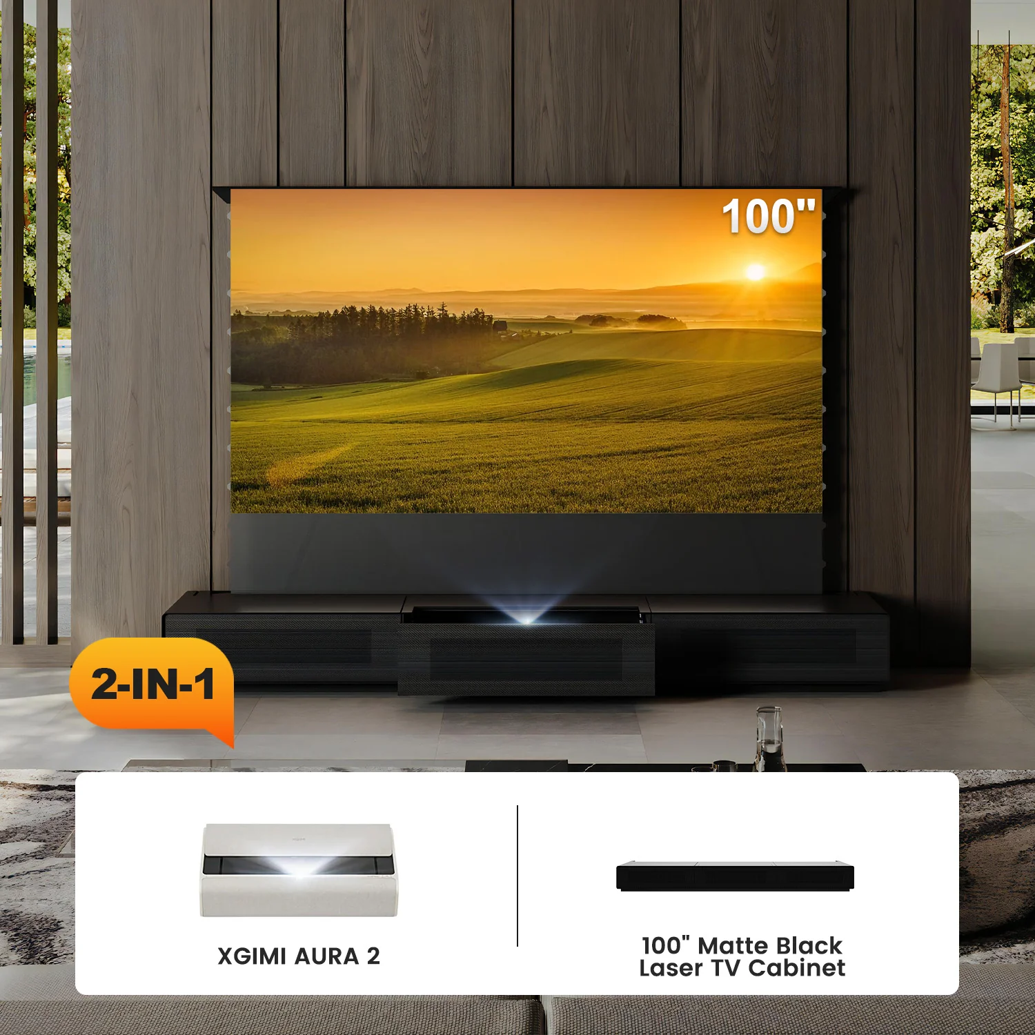 Shore Laser TV Cabinet + UST Projector Bundle (Pre-Assembled) - Image 47