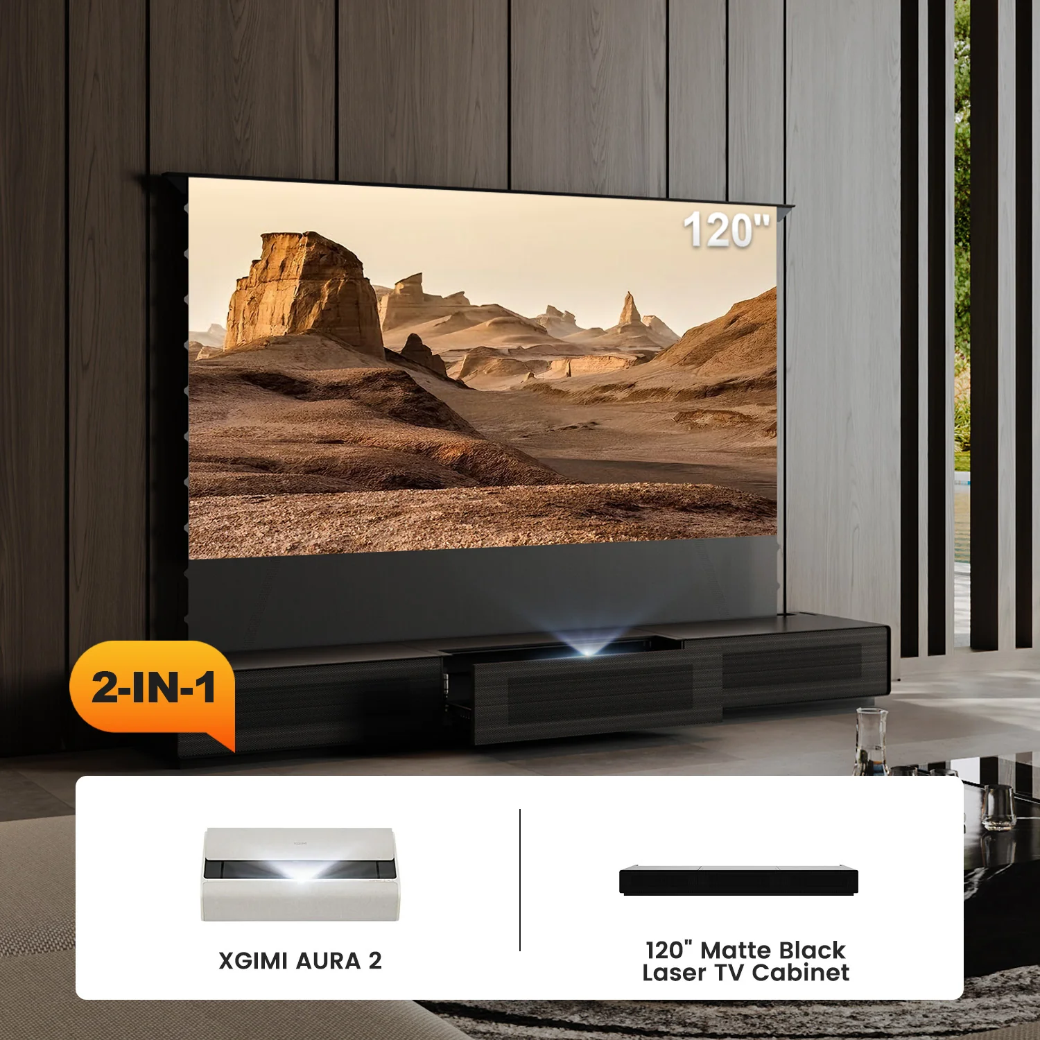 Shore Laser TV Cabinet + UST Projector Bundle (Pre-Assembled) - Image 48