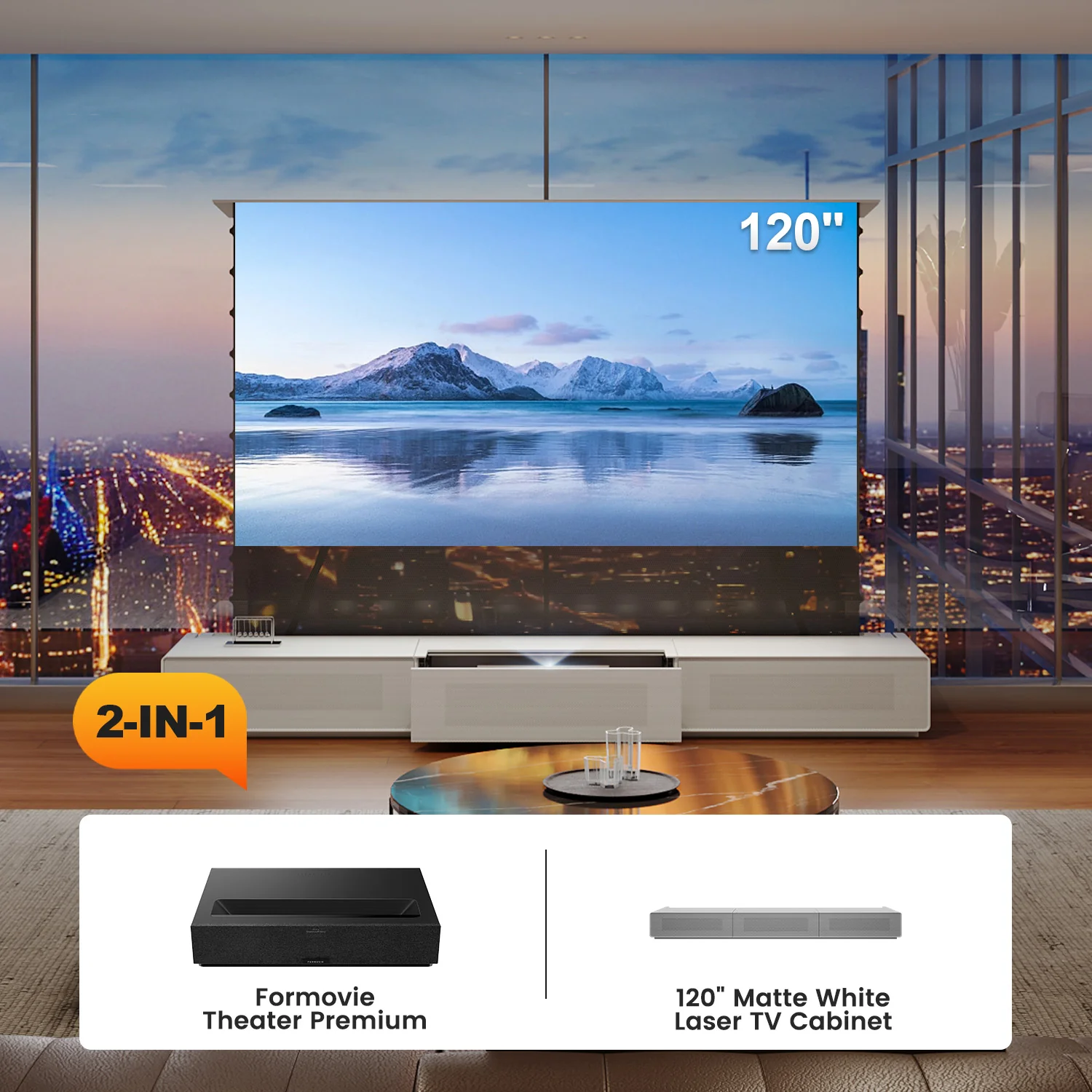 Shore Laser TV Cabinet + UST Projector Bundle (Pre-Assembled) - Image 56