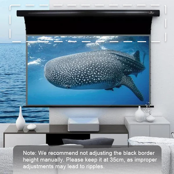 VIVIDSTORM PRO Slimline Motorized Tension Drop Down UST ALR Projector Screen - Image 11