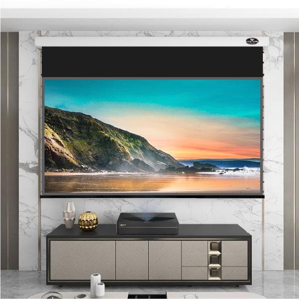 VIVIDSTORM PRO Slimline Motorized Tension Drop Down UST ALR Projector Screen - Image 12