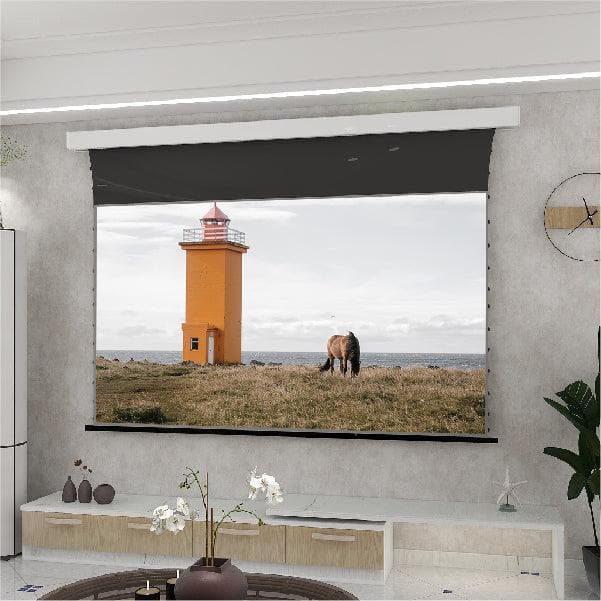 VIVIDSTORM PRO Slimline Motorized Tension Drop Down UST ALR Projector Screen - Image 14