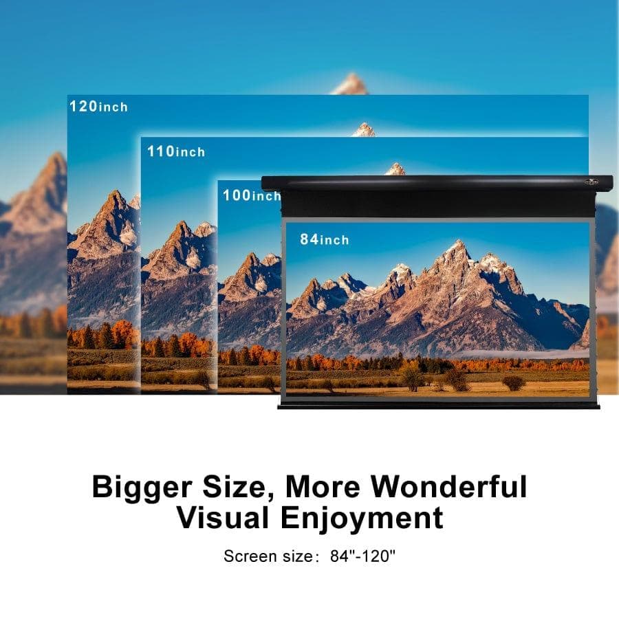 VIVIDSTORM PRO Slimline Motorized Tension Drop Down UST ALR Projector Screen - Image 4