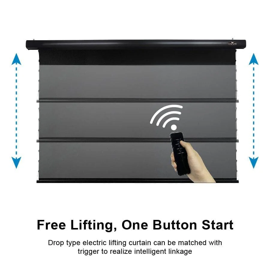 VIVIDSTORM PRO Slimline Motorized Tension Drop Down UST ALR Projector Screen - Image 5