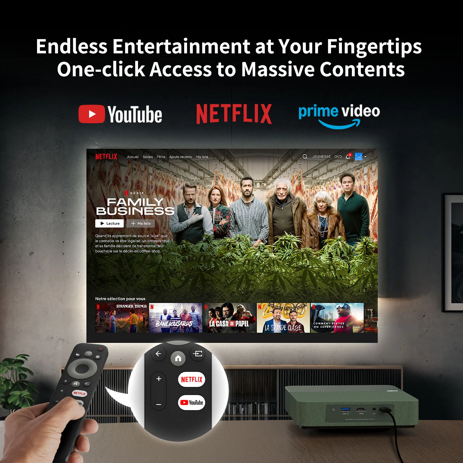 Formovie S5 ALPD Laser Projector 1080P with Licensed Netflix - Image 3